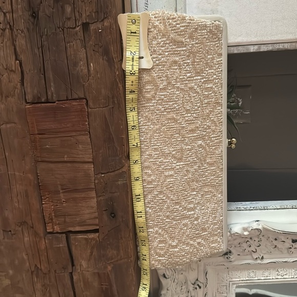 Vintage INGBER | 50’ 60’s MCM Clutch bag brocade Elongated Mid century clutch - Picture 12 of 14